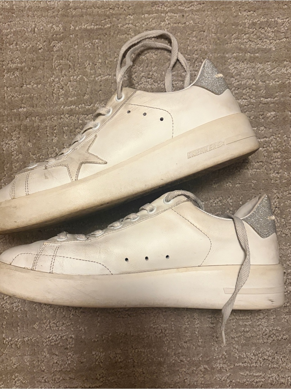 GOLDEN GOOSE Pure Star Low-Top Sneakers - Picture 2 of 8